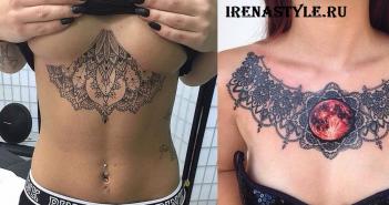 The most fashionable tattoos for girls: cool tattoos for girls - photo ideas